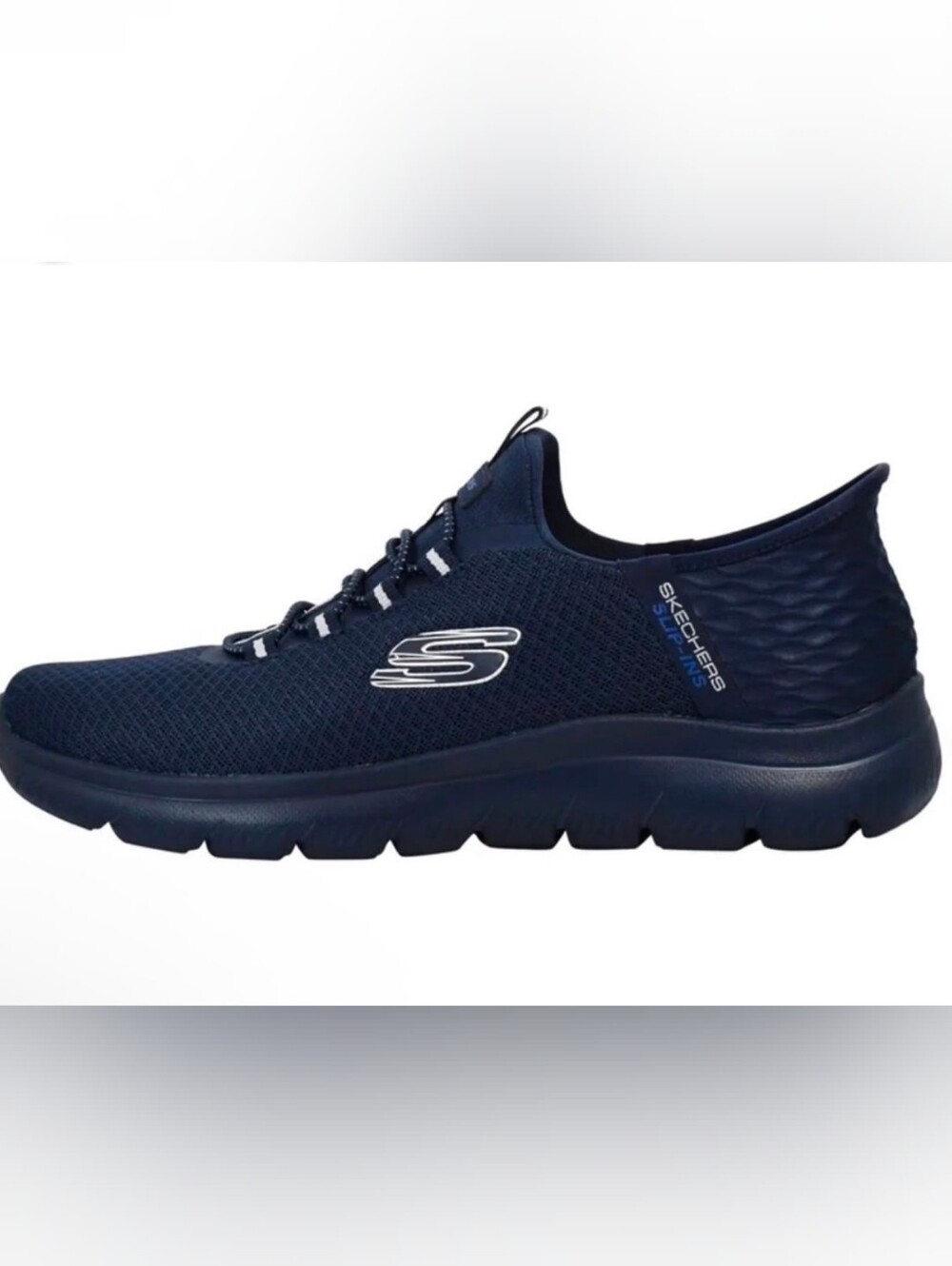 Skechers Men Hands Free Slip-Ins Summits High Range Wide 232457 Navy Blue Shoes